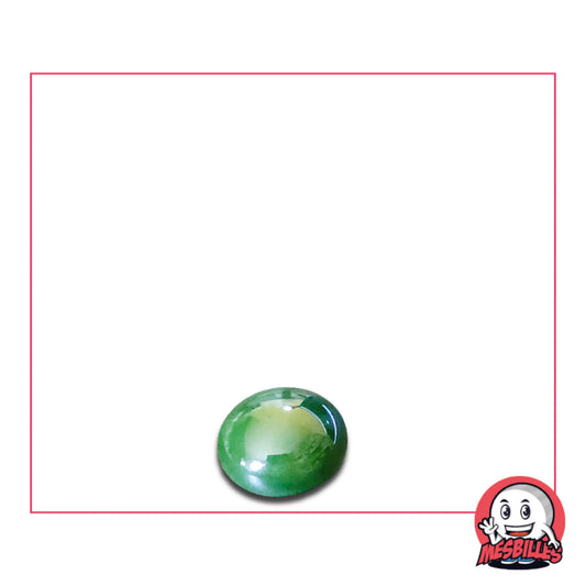 Bille plate Glossy Vert