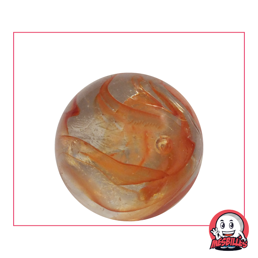 1 Canica Cinta Roja 35 mm