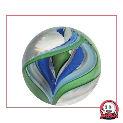 1 Canica de Arte Espirales 40 mm