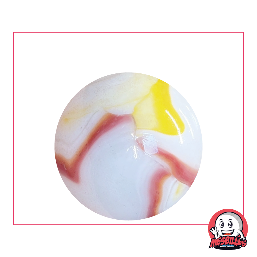 1 Canica Tigre Rojo 35 mm