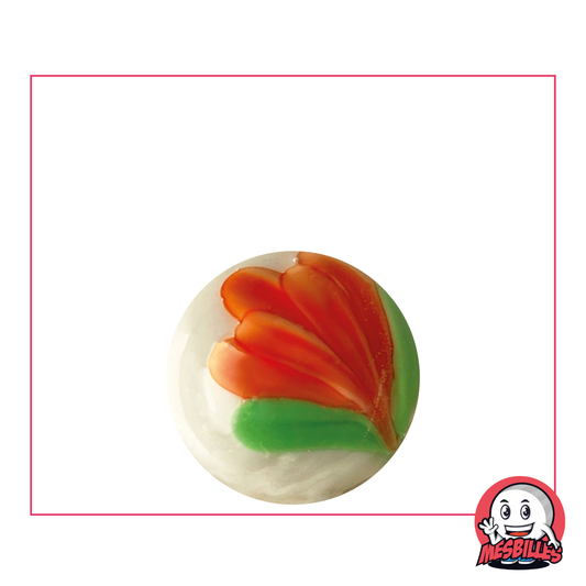 1 Canica Art Tulipán Blanco 22 mm