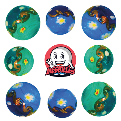 1 Canica Art Hokusai Verde 16 mm