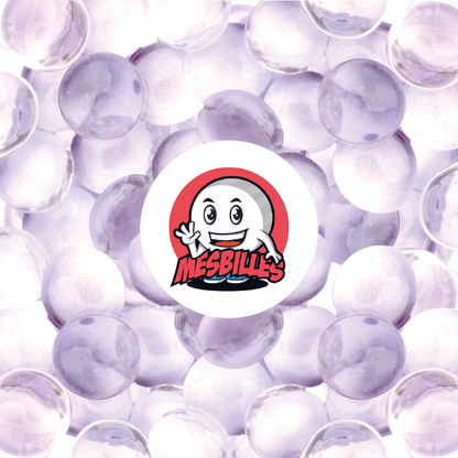 1 Canica Plana Luz Lavanda 18 mm