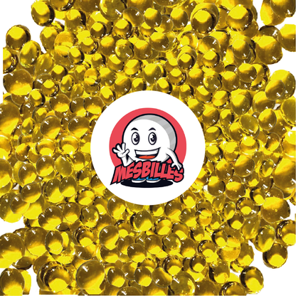 1 Canica Plana 12 mm Luz Amarilla