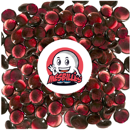 1 Canica plana 18 mm Lupa Violeta