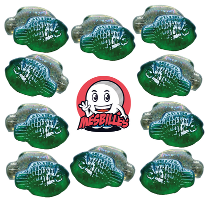 1 Canica Pez Koi Verde