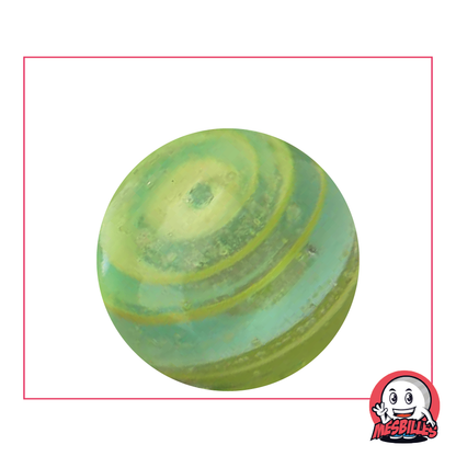 1 Canica Ciclón Amarillo y Cielo 35 mm