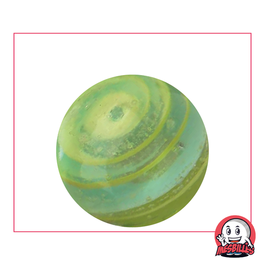 1 Canica Ciclón Amarillo y Cielo 35 mm