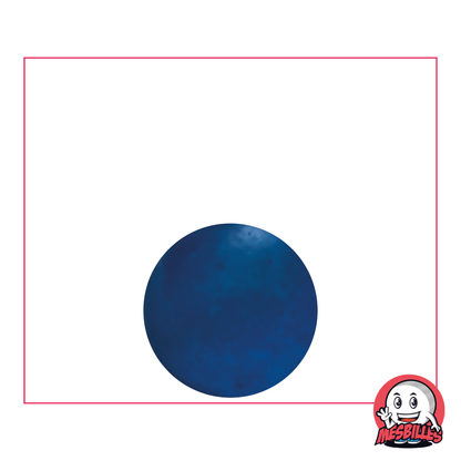 Canica azul difuminada de 16 mm de cristal | Una delicadeza para bolsas de canicas Canica azul oscuro difuminada de 16 mm de cristal | Una delicadeza para bolsas de canicas
