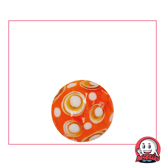 1 Canica Art Burbuja Naranja 16 mm