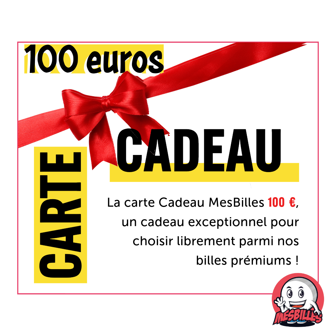 Tarjeta regalo MisCanicas de 100 €: ¡un regalo excepcional para los amantes de las canicas!