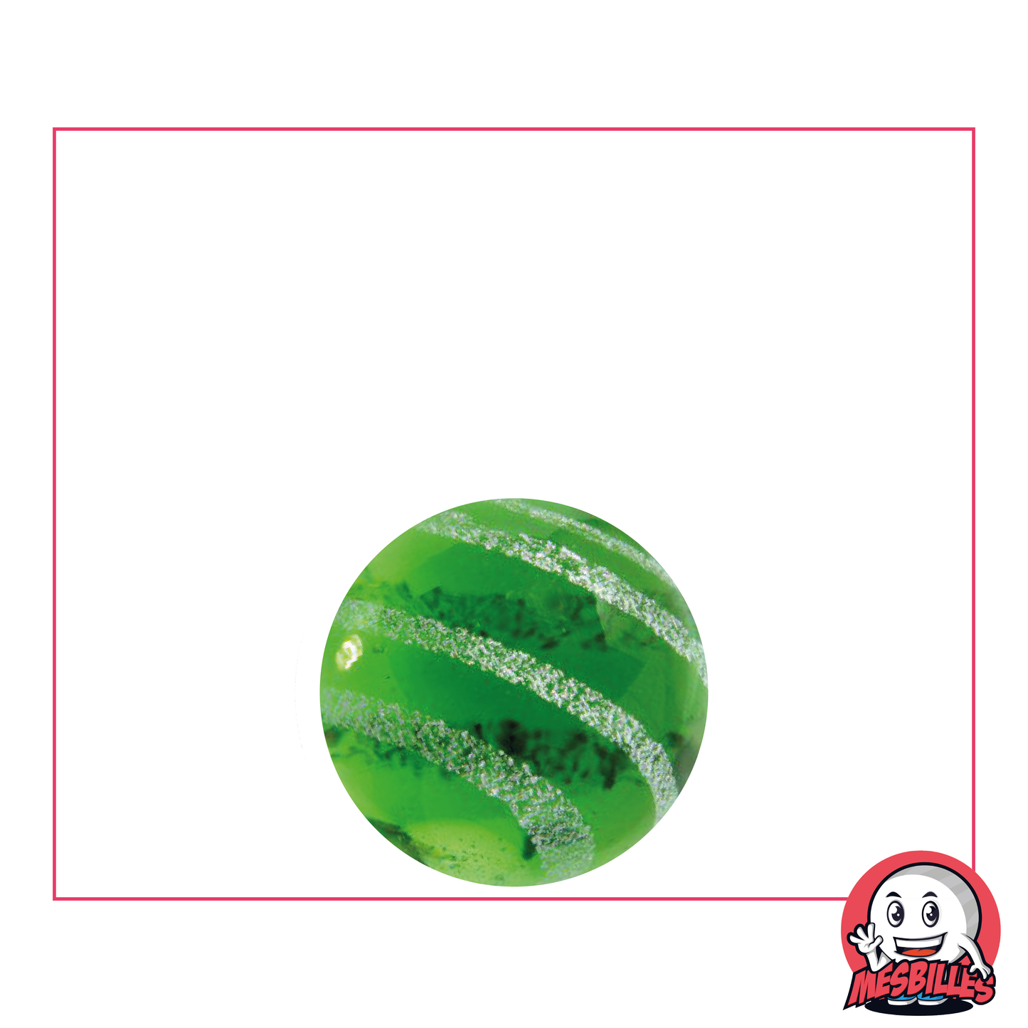 1 Canica Arte Celeste Verde 16 mm