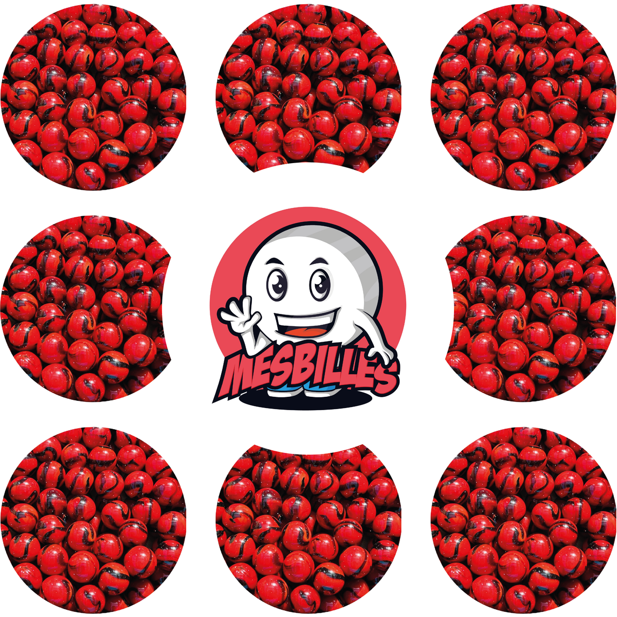 1 Canica Mariquita 25 mm