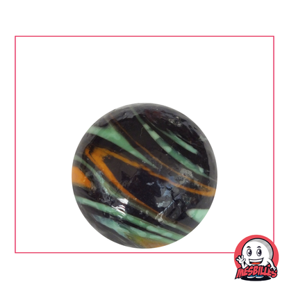 Canica Diabolic verde 25 mm, rompecabezas chino que rueda bajo las camas