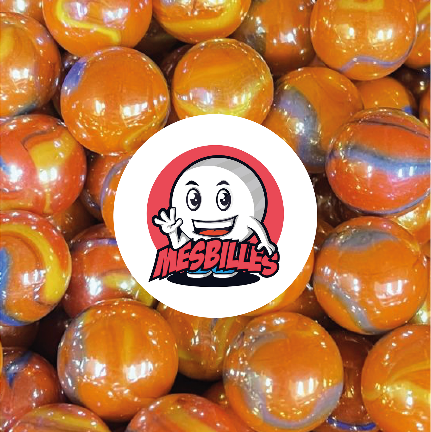 1 Canica Dragón de Fuego 16 mm