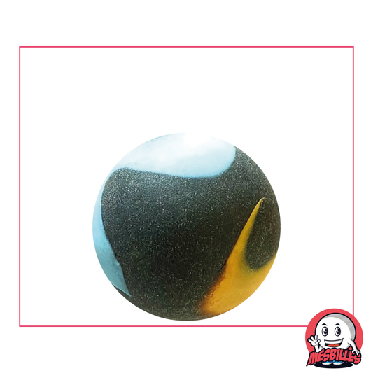 1 Canica Negra Escarchada 25 mm