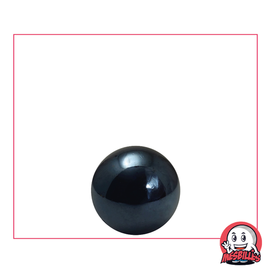 MisCanicas - Canica Brillante Negra Perla opaca brillante 14 mm