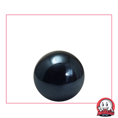 MisCanicas - Canica Brillante Negra Perla opaca brillante 22 mm