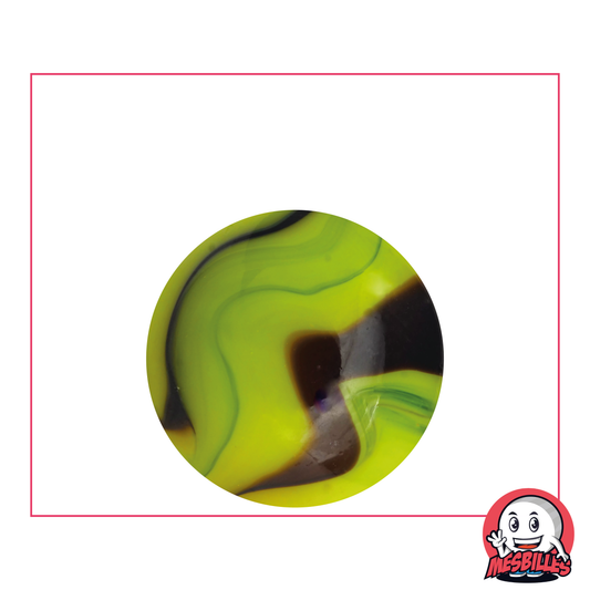 1 Canica Tortuga Verde 25 mm