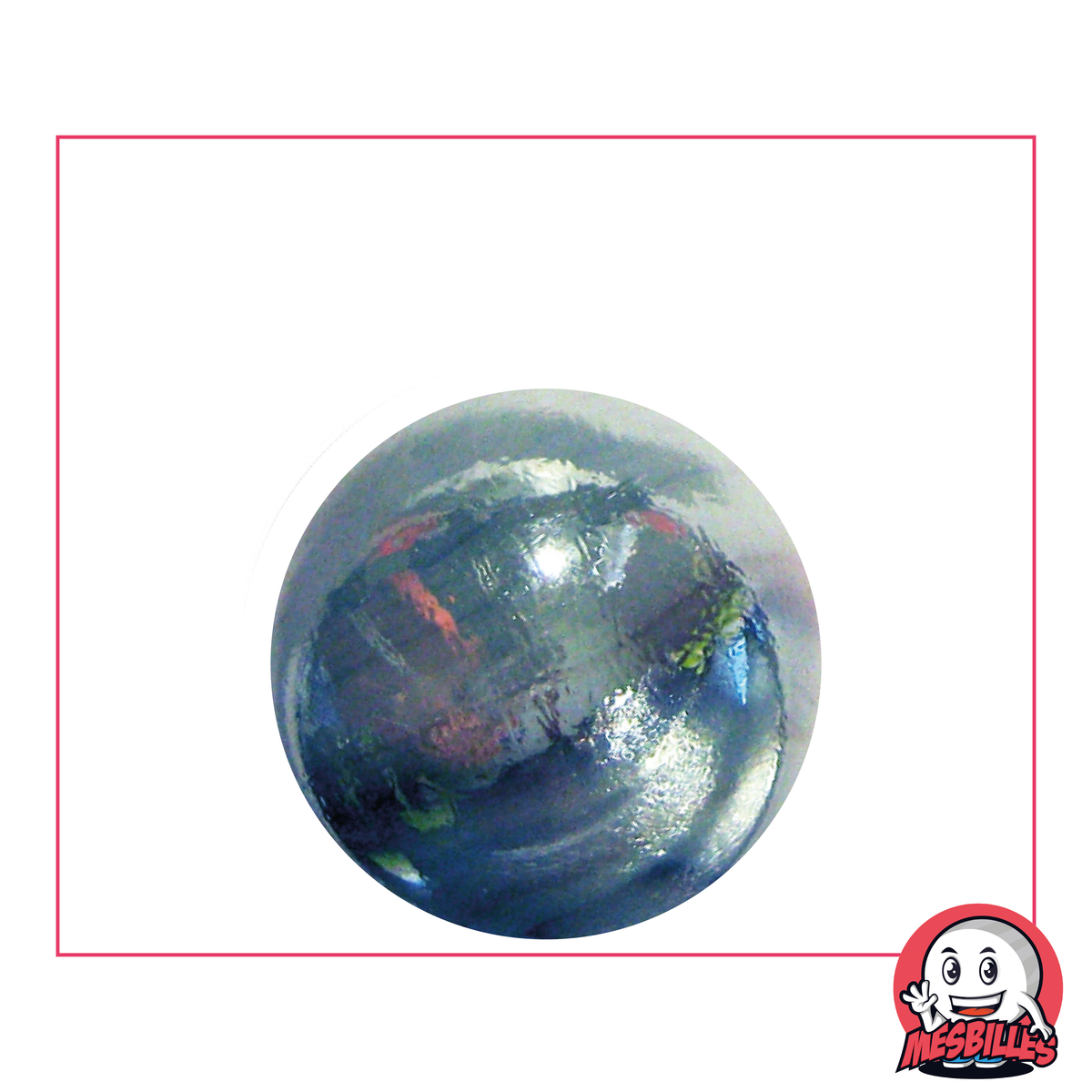 1 Canica Gris-Azul 25 mm