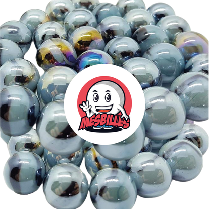 1 Canica Gris-Azul 25 mm