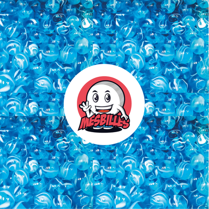 Billes rondes H2O réunies, vue d'ensemble