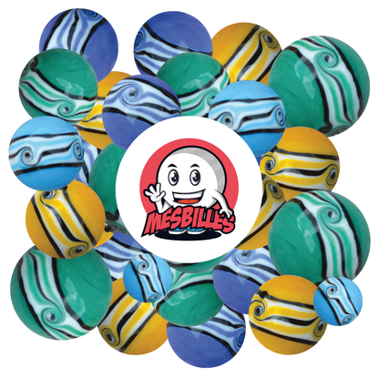 1 Canica Art Hawái Azul 16 mm