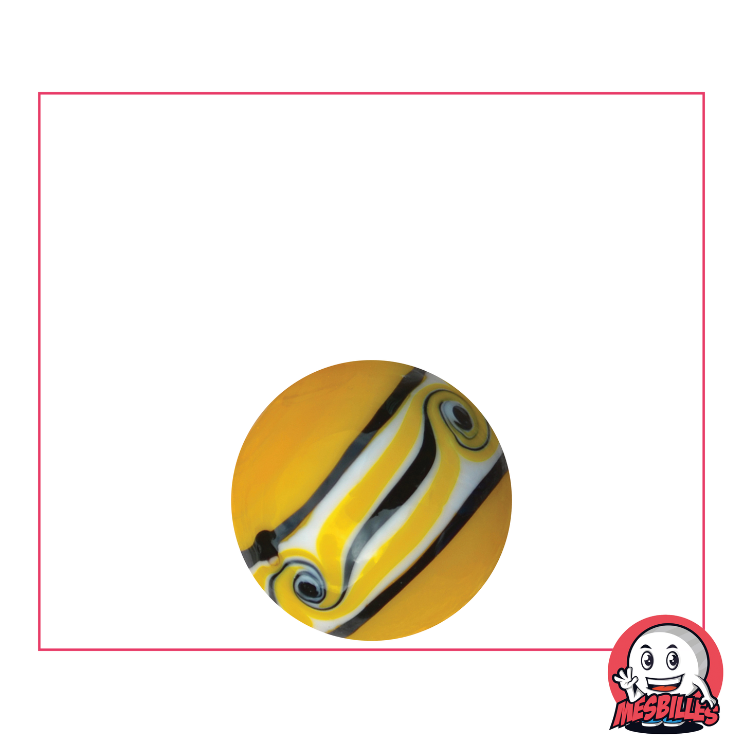 1 Canica Art Hawaí Amarillo 16 mm