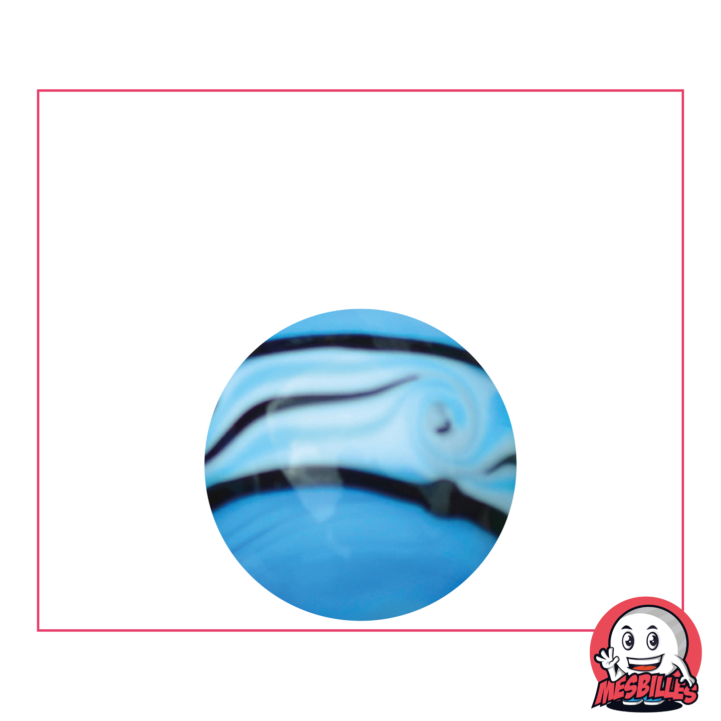 1 Canica Art Hawaí Turquesa 22 mm