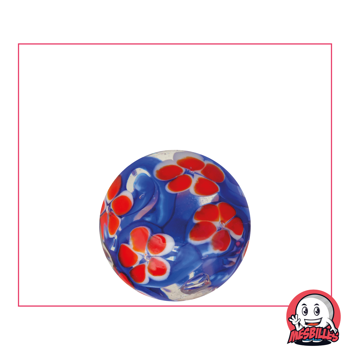 1 Canica Arte Jardín Florido 22 mm