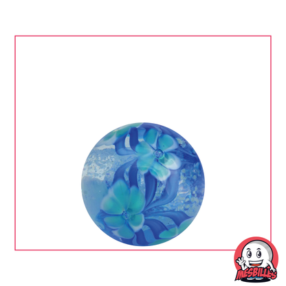 1 Canica Art Jardín Florido Fosforescente 22 mm