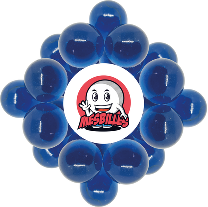 1 Canica Lupa Azul 16 mm