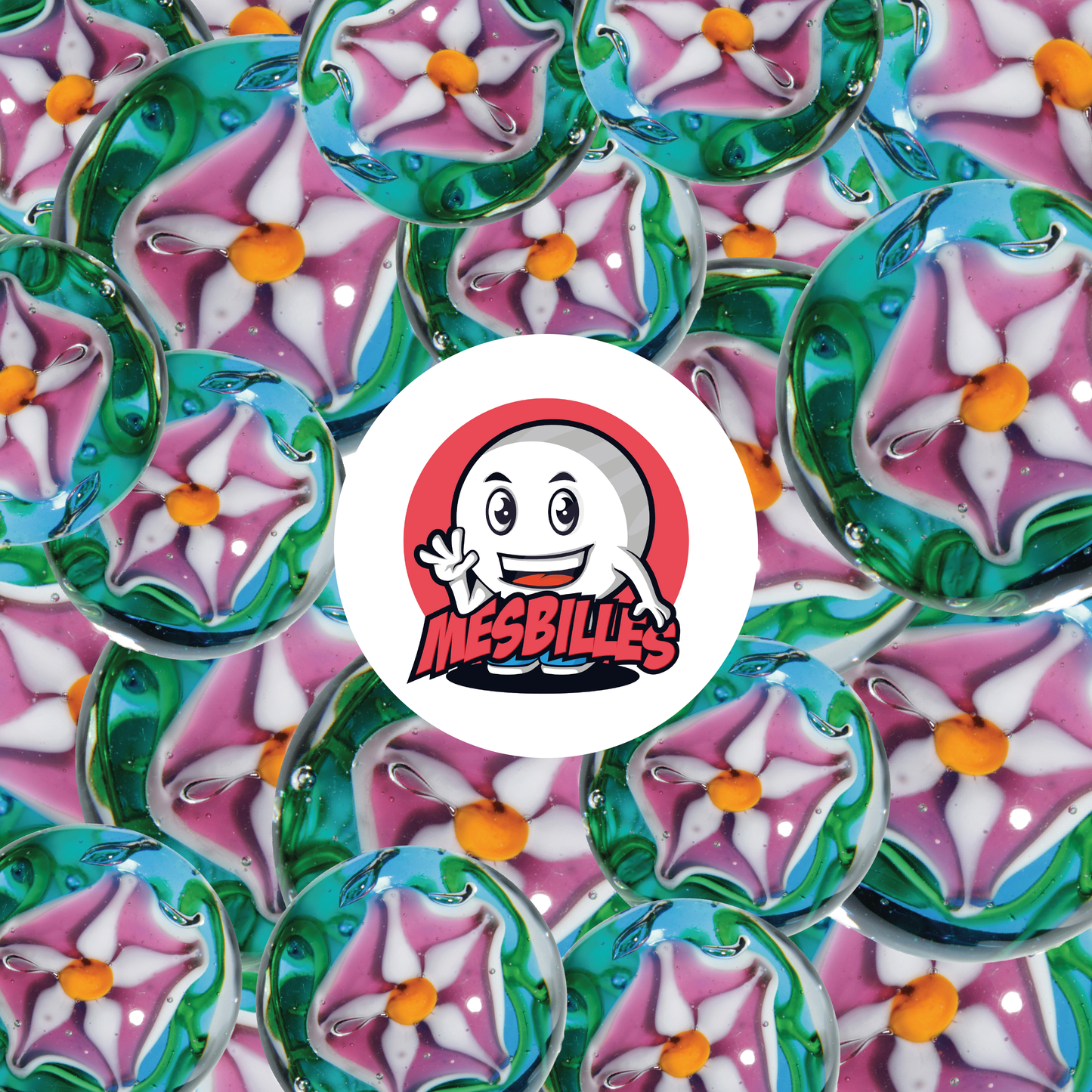 1 Canica Art Estrellada 22 mm