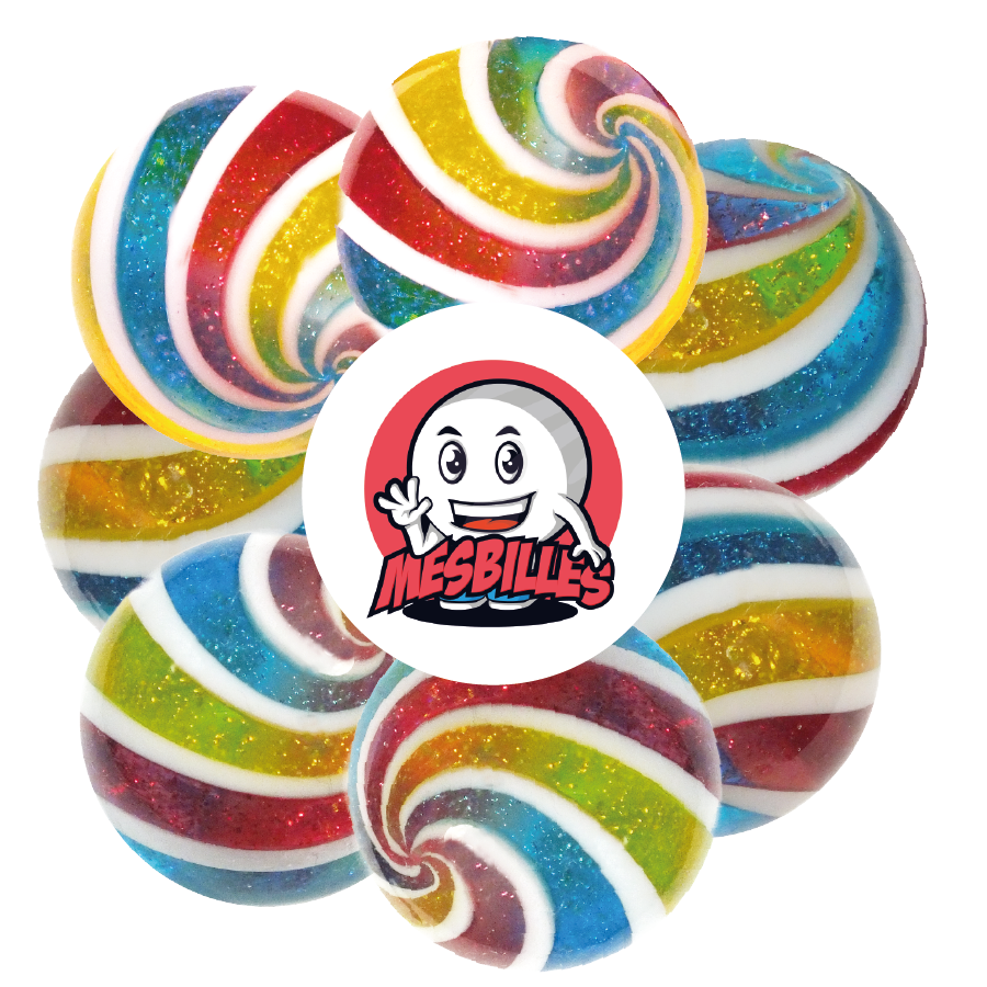 1 Canica de Arte Circo 35 mm