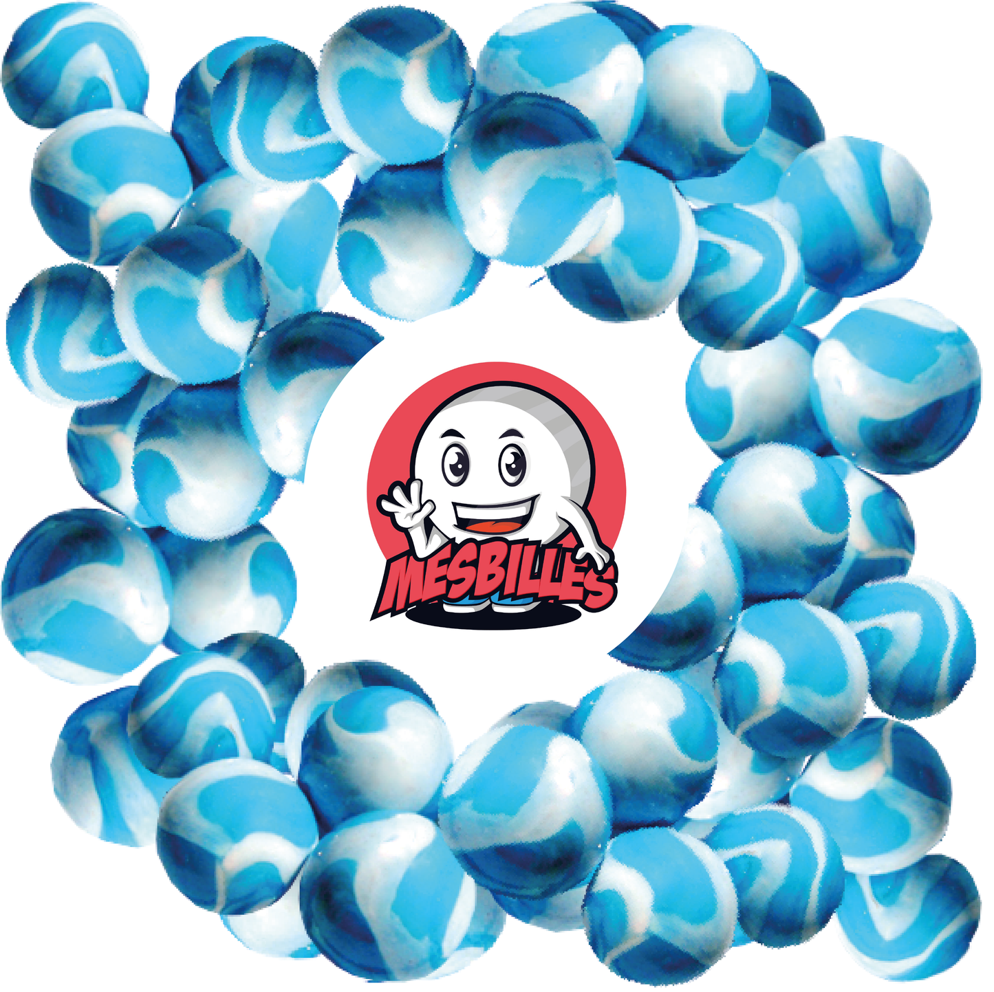 Celebra el espíritu del OM con nuestra canica Marsella de 25 mm. Con su azul celeste brillante, es un vibrante homenaje al equipo de fútbol de Marsella. Con esta canica, cada juego es una victoria