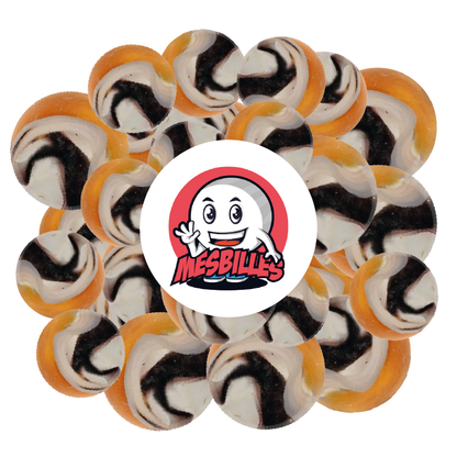 Descubra la canica de cristal Pandi-Panda de 25 mm y su pequeña melodía que le traerá recuerdos de su infancia.