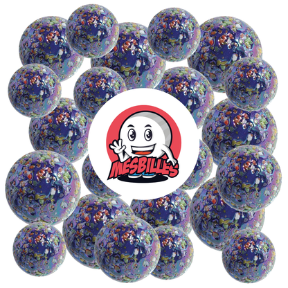 Décrochez les étoiles avec notre Bille Pépite étoile, de couleur bleu sombre parsemée d'éclats colorés, elle est aussi mystérieuse qu'un ciel étoilé à minuit.