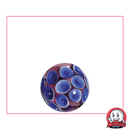 1 Canica Arte Nenúfar Azul 16 mm