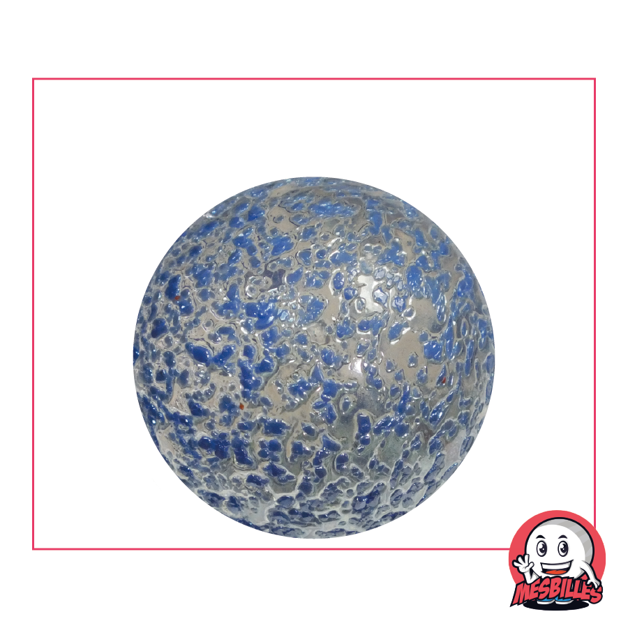 Canica azul de 35 mm y navega hacia la felicidad | MisCanicas