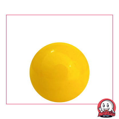 1 Canica amarilla Perla 25 mm