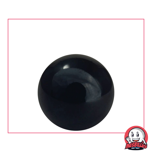 1 Canica Negra 25 mm