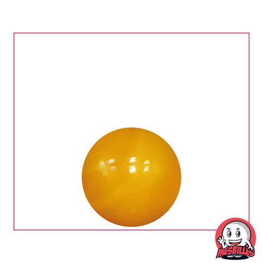 Canica Perla 16 mm - Vidrio Opaque Naranja Vibrante - MisCanicas