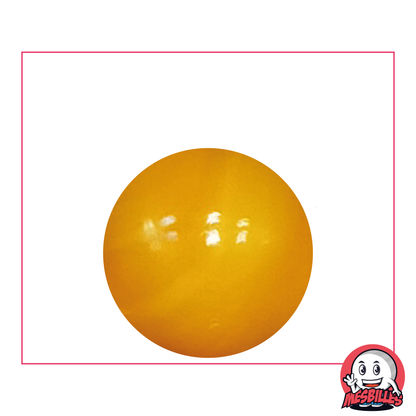 Canica Perla 25 mm - Vidrio Opaque Naranja Vibrante - MisCanicas
