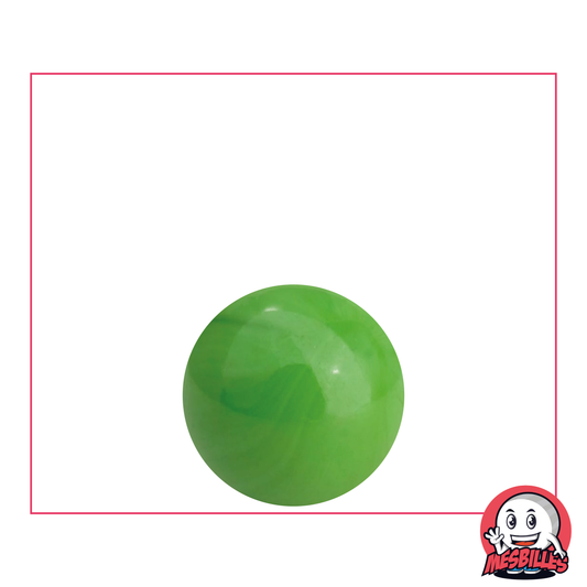Canica Perla Opaca Verde 16 mm Canica de vidrio | MisCanicas - MisCanicas