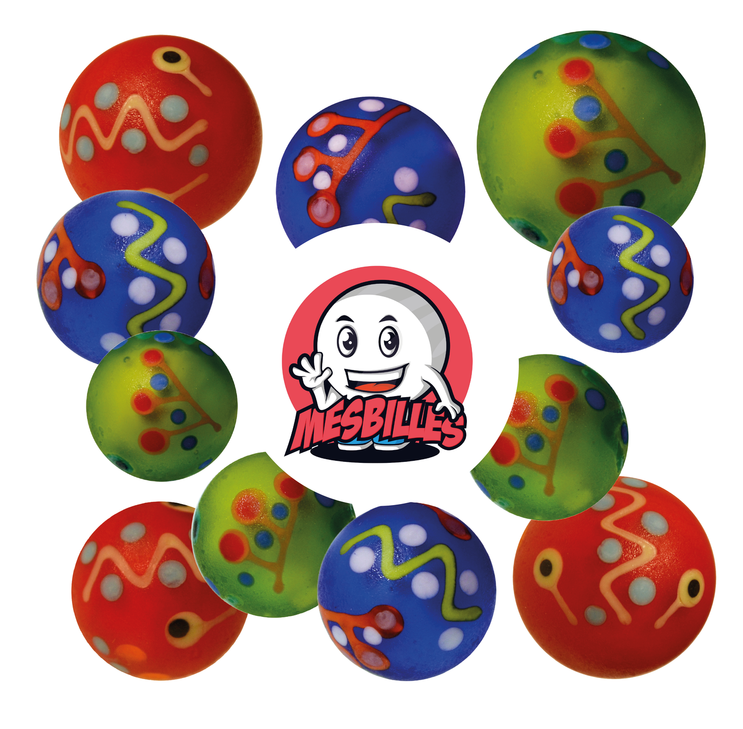 1 Canica Art Pinata Esmerilada Verde 22 mm