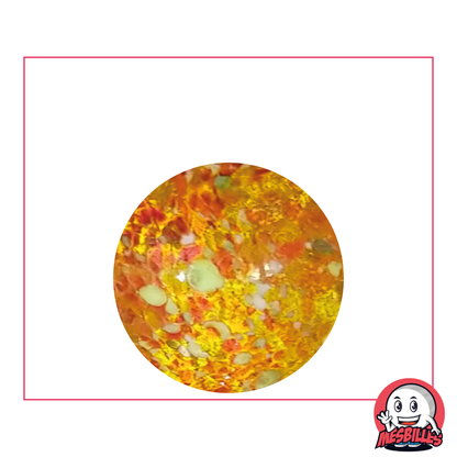 1 Canica Planeta Amarillo 25 mm