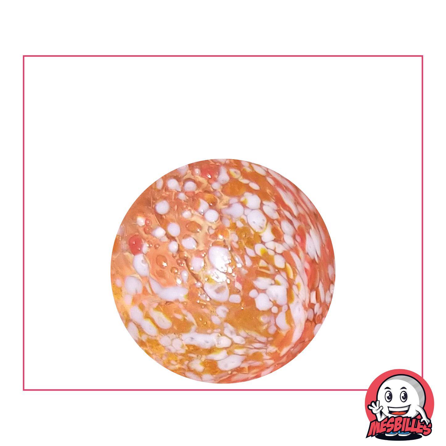 1 Canica Planeta Marte 25 mm