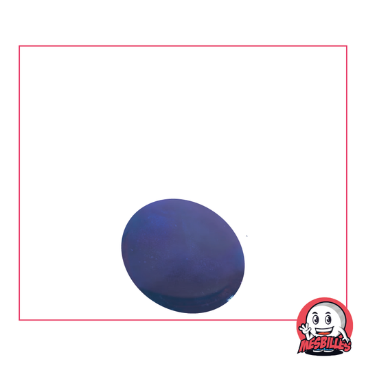 1 Canica plana 18 mm Lupa Azul-Noche