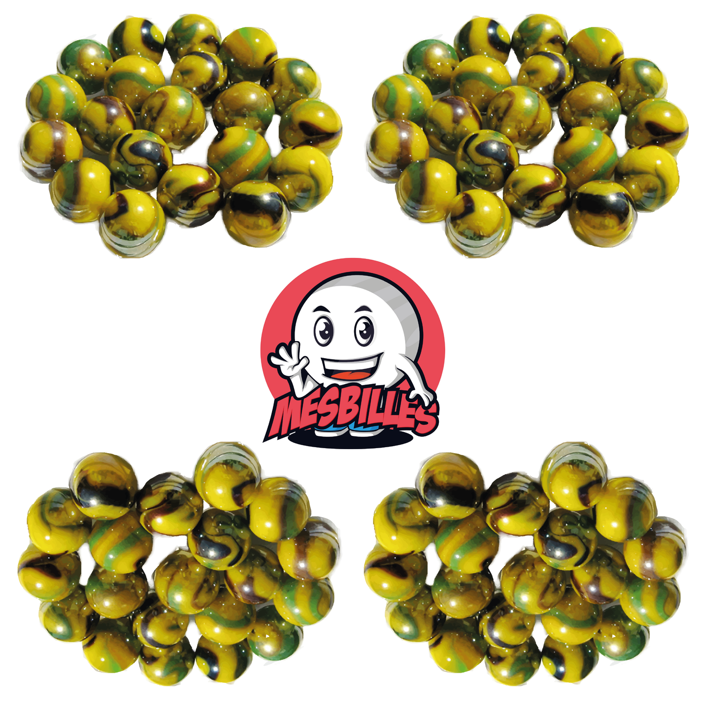 1 Canica Tigre de Bengala 16 mm