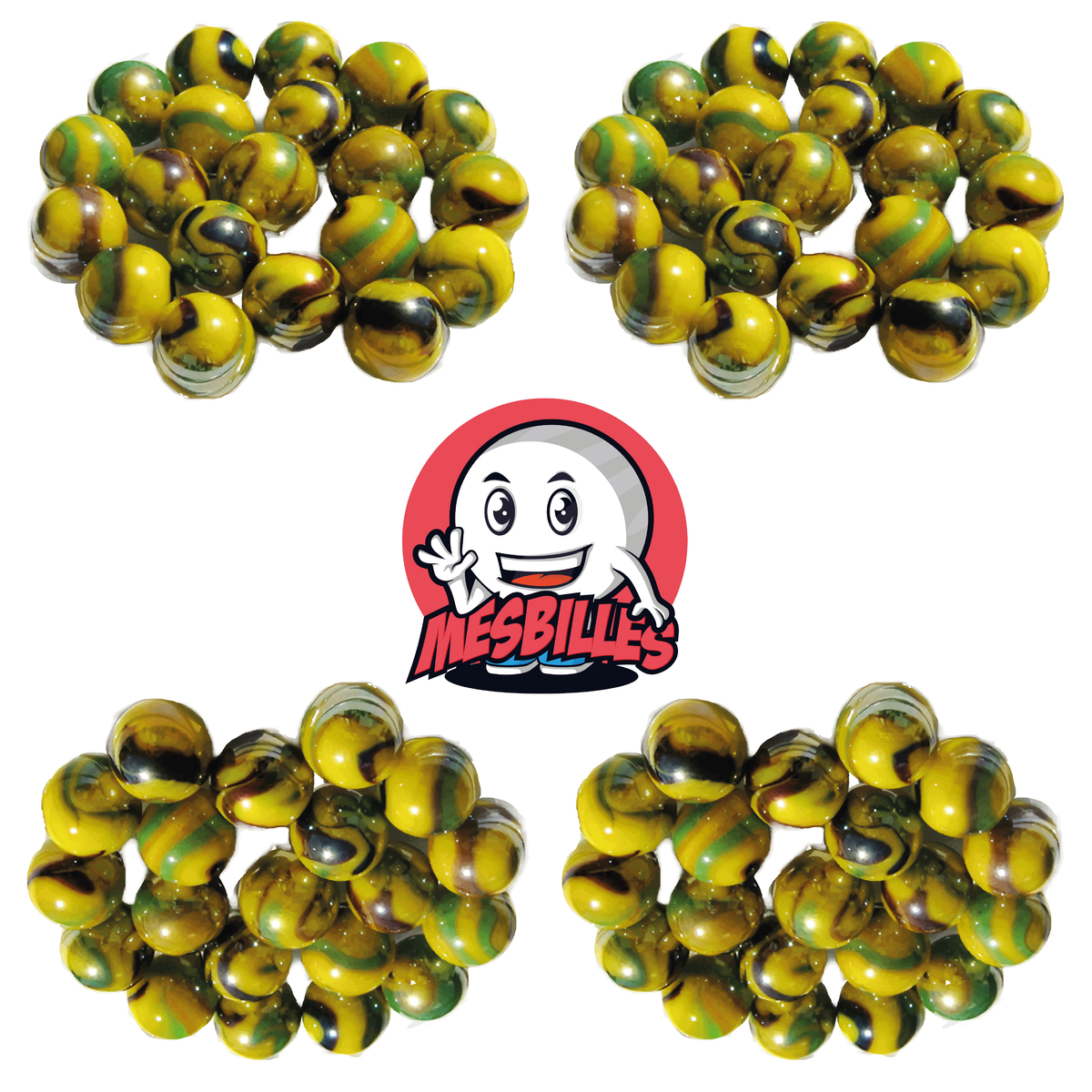 1 Canica Tigre de Bengala 25 mm